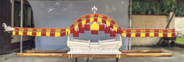 silver palanquin